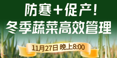《细说农技》专家张宝林教冬季蔬菜防寒 + 促产高效管理，27 日晚 8 点！