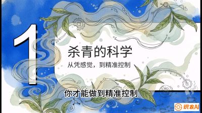 第05节（加工篇）：决胜2分钟：用&ldquo;数字温控&rdquo;破解杀青不匀，复刻大师级手工口感，课程：《茶金时代：从&ldquo;看天吃饭&rdquo;到&ldquo;精准控局&rdquo;的茶叶高产提质实战课》