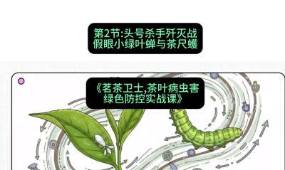 第02节：头号杀手歼灭战&mdash;&mdash;假眼小绿叶蝉与茶尺蠖，课程：《茗茶卫士&mdash;&mdash;茶叶病虫害绿色防控实战课》#识农AI