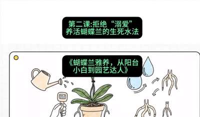第二节：拒绝&ldquo;溺爱&rdquo;：养活蝴蝶兰的生死水法，课程：《蝴蝶兰雅养六讲：从阳台小白到园艺达人》#识农AI