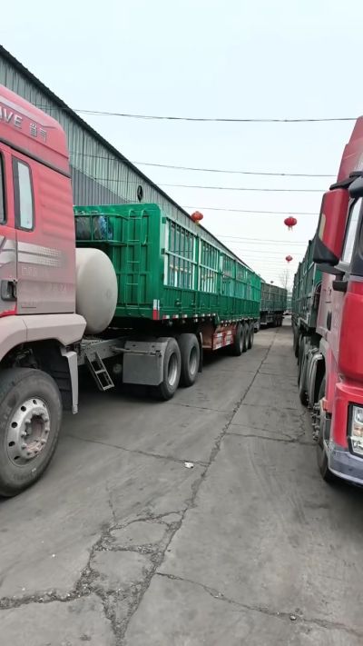 2月23号，源沃肥业排队装车中